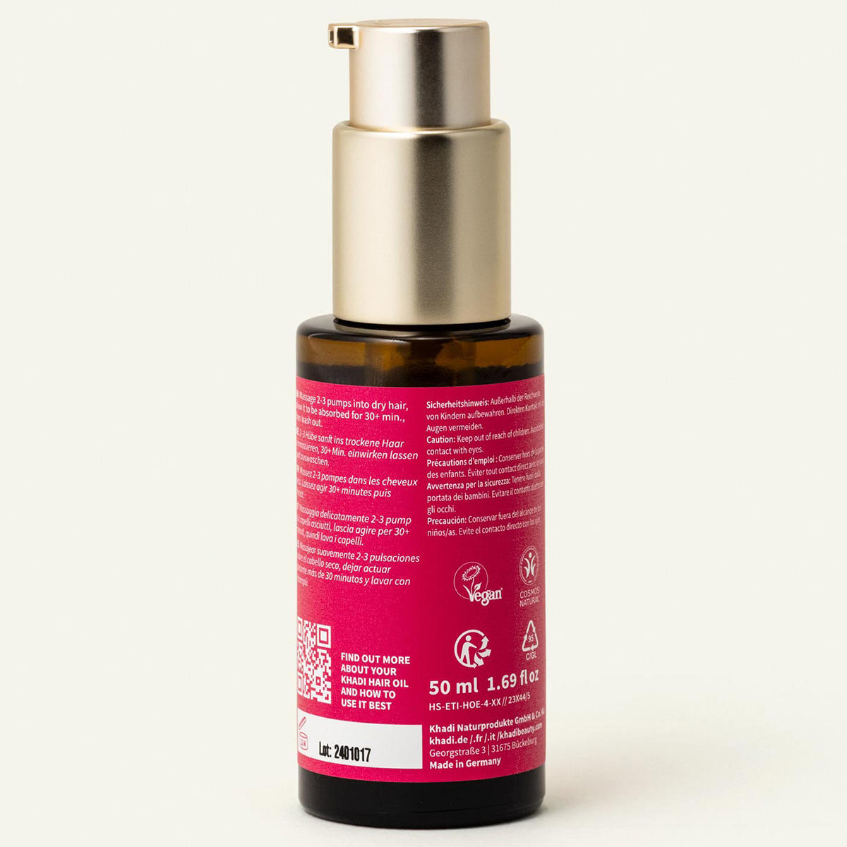 Huile capillaire ayurvedique color care -50ml